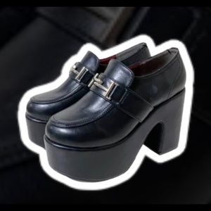 chunky platform loafers (READ BIO)